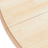 Maison Madeleine -  5 Piece Dining Set Solid Rubber Wood White and Brown
